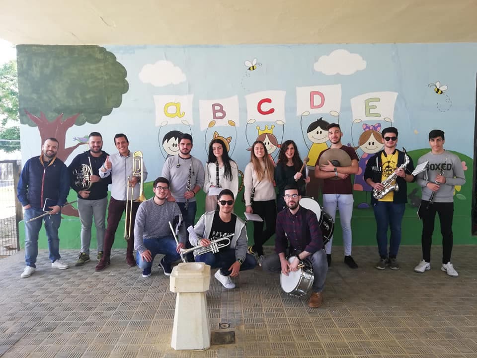 Taller musical en colegios de Écija impartido por la Escuela de Música Maestro Enrique López Gómez